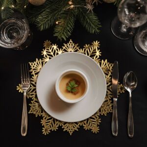 Szilikon edényalátét - jégkristály - arany - 38 cm 143395893 - Főzőedény & Sütőedény