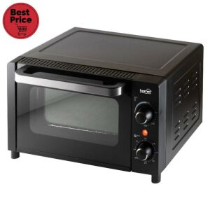 Minisütő 1050w 9 literes Home HG MS 10 mini sütő termosztáttal, teljesítmény 1050 W, 9 literes, max. 230 °C, dupla üvegezésű ajtó, fekete HG MS 10 143402588 - Sütő