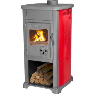 Strend Pro Bella Thalia kályha, piros, 5,4 kW 143404264 - Kandallókályha