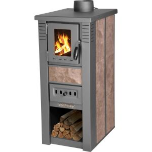 Strend Pro LAVA Ceramic kályha, Mocca, 6,5 kW 143404323 - Kandallókályha