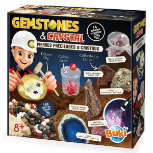 Mega kőzetek és ásványok felfedező és kísérletező készlet BUKI