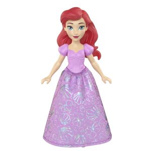 Mattel Disney Princess Ariel kis baba lila ruhában - Mattel