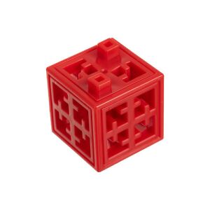 Kruzzel 3D Építőkocka, Egyetlen Piros Kocka - Kruzzel