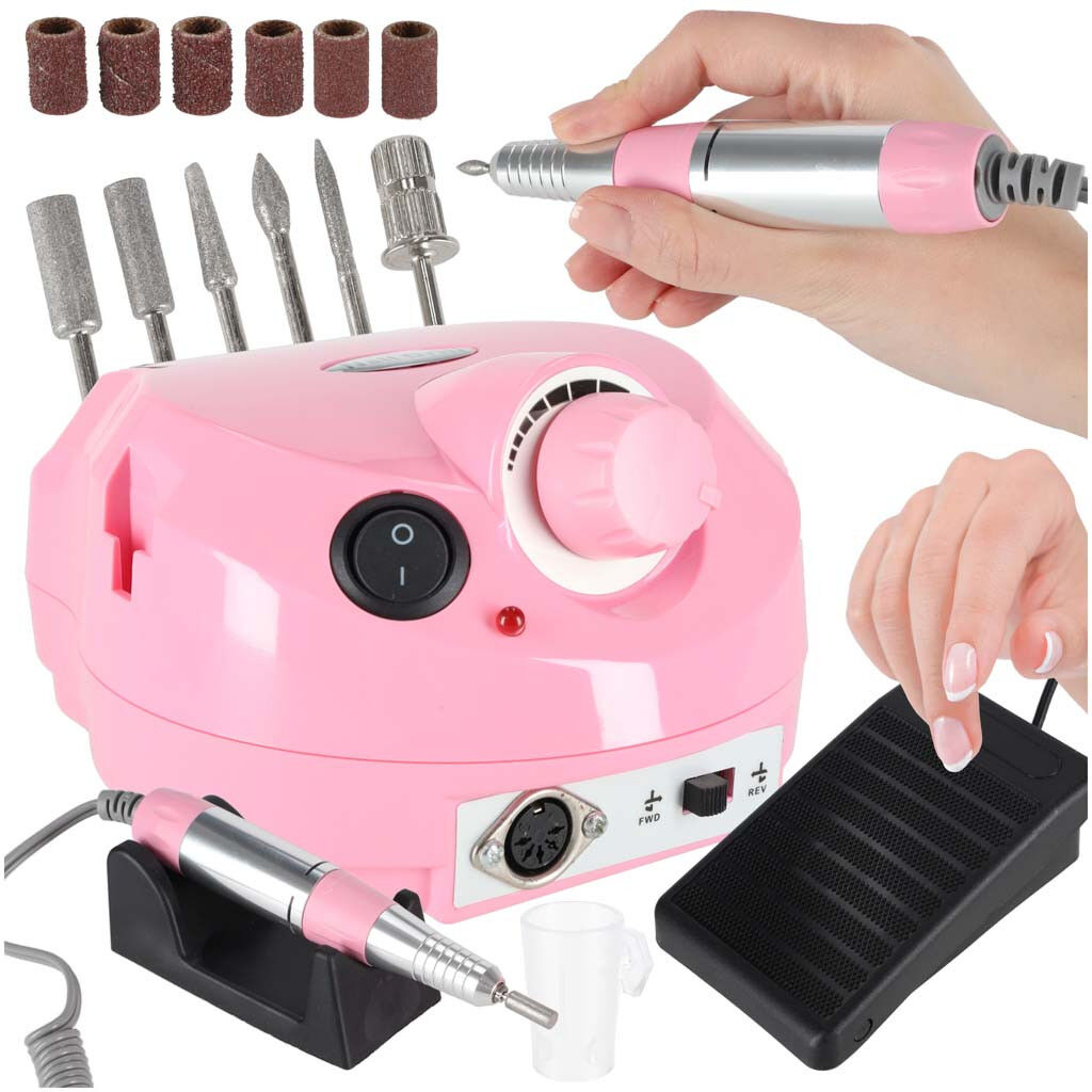 E-shop Elektrická brúska na nechty 65 W s nástavcom na rezanie so 6 hrotmi