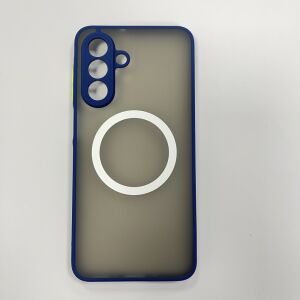 Samsung A17 mágneses műanyag tok, kék-zöld 143421497 - Cellect