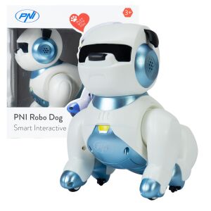 Intelligens interaktív robot PNI Robo Dog, hangvezérlés, érintőgombok, fehér-kék 143428176 - PNI