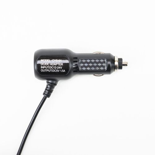 PNI autonabíjačka s micro USB konektorom 12V/24V - 5V 1,5A pre auto DVR, dĺžka kábla 3,5m 143428120