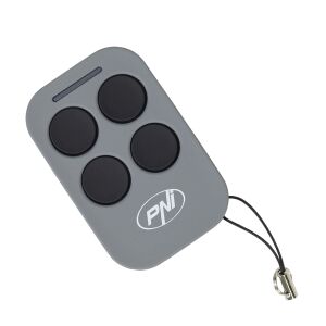 Vedere unghiulară a telecomenzii PNI RC800 pentru deschidere poartă - Telecomenzi porți