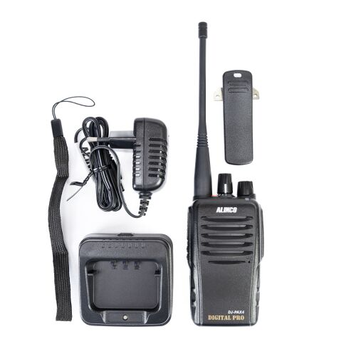 Tragbarer Radiosender PNI Alinco DJ-PAX4, PMR446, Dual Mode analog und digital, VOX, TOT, IP67, 1800-mAh-Akku 143428726