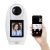 Camera supraveghere video PNI IP733 3MP, audio si video bidirectional, cu buton apelare prin Bluetooth, ecran, functie baby monitor 143428991
