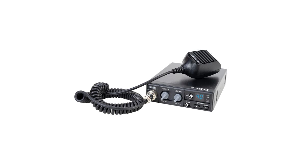 Station de radio CB CRT 2000H, 4W, AM / FM, 12V, ASQ, numérisation, écran couleur, programmable
