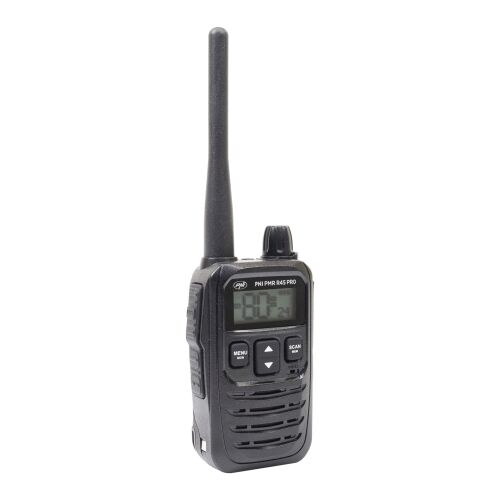 Statie radio portabila PNI PMR R45 PRO 446MHz,  0.5W, 99 canale programabile, 16 PMR si tonuri 38 CTCSS si 104 DCS, Squelch 5 niveluri, VOX, TOT, BCL, Scan, Roger Beep 143429848