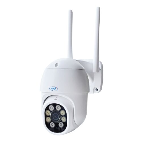 PNI IP840 vezeték nélküli videó megfigyelő kamera, WiFi, PTZ, 8MP 4K, micro SD slot, önálló, AI funkciók, ONVIF