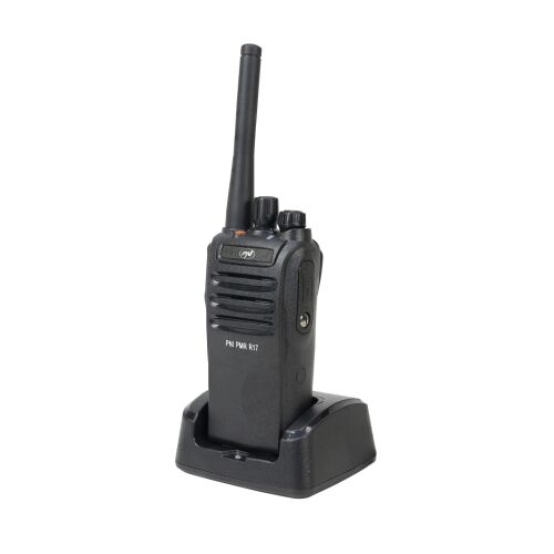 Kit 4 statii radio portabile PNI PMR R17 446MHz, 0.5W, 16 canale PMR si tonuri 50 CTCSS si 104 DCS, programabila, Li-Ion 2200 mAh, IP68 143429970