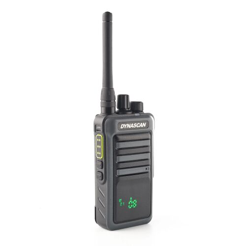 Radiosender PMR 446 tragbarer PNI Dynascan, 446 MHz, 8 CH, VOX, Scrambler, 1750 mAh, verstecktes Display, IP55 143430046