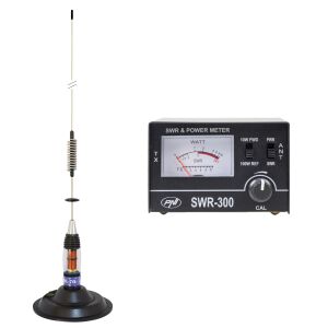 CB-Antenne PNI ML70, Länge 70 cm, inklusive Magnet und Reflektometer PNI SWR-300 143430761 - PNI Autoantennen