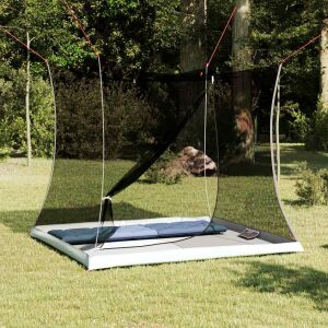 vidaXL Cort interior Negru 206 x 188 x 175 cm Plasă 143431664 - Camping & Drumeții