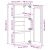 vidaXL Fali szekrény polcokkal sonoma tölgy 55 x 29 x 100 cm Faanyag 143436259