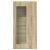 vidaXL Fali szekrény polcokkal sonoma tölgy 55 x 29 x 100 cm Faanyag 143436259