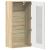vidaXL Fali szekrény polcokkal sonoma tölgy 55 x 29 x 100 cm Faanyag 143436259