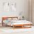 vidaXL Cadru de pat Maroniu cerat 150 x 200 cm Lemn de pin masiv 143452027