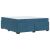vidaXL Ágykeret matraccal matracmal Sötétkék 180 x 200 cm Bársony 143458290
