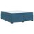 vidaXL Ágykeret matraccal matracmal Sötétkék 180 x 200 cm Bársony 143458290