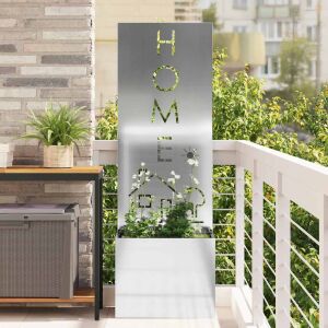 vidaXL Ecran de intimitate pentru grădină Argintiu 50 x 140 cm 143463058 - Decorațiuni