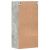 vidaXL Fali szekrény polcokkal Beton szürke 55 x 29 x 100 cm Faanyag 143463115