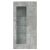 vidaXL Fali szekrény polcokkal Beton szürke 55 x 29 x 100 cm Faanyag 143463115