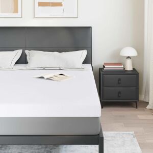 vidaXL Matracpárnák Fehér 200 x 200 cm 100% poliészter jacquard szövet 143464665 - Matrac