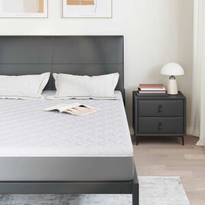 vidaXL Păturile pentru saltea Alb 140 x 190 cm Spumă PU 143465564 - Saltele