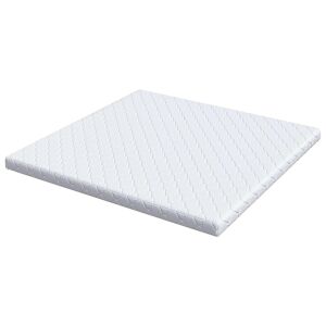 vidaXL Matrac kókuszréteggel Fehér 200 x 200 cm PU hab 143466129 - Matrac