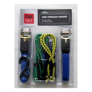 CAR FACE Set de 8 curele de fixare cu curele cu clichet și cordoane elastice - Construcții și renovări