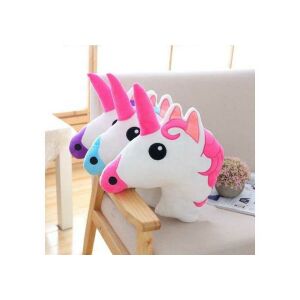 Unikornis Emoji Díszpárna, aranyos plüss párna - Díszpárna