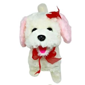 Interaktívny plyšový robotický pes s červeným motýlikom - Interaktívne plyšáky