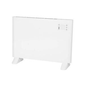 Електрически вентилаторен нагревател Eurom Alutherm Wi-Fi 1000W за стенен или подов монтаж, бял - Електрически отоплителен панел