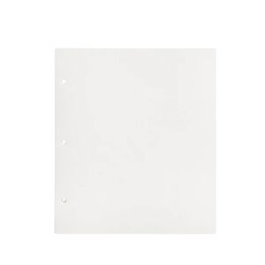 10 darabos fotóalbum-lapkészlet, Printworks, 19 x 22 cm, fehér