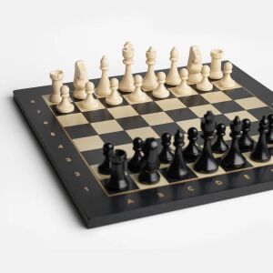 Sakk-készlet, Printworks x Anna Cramling, limitált kiadás, fekete