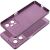 Apple iPhone 17, Műanyag hátlap védőtok, légáteresztő, lyukacsos minta, Breezy, lila 143468297