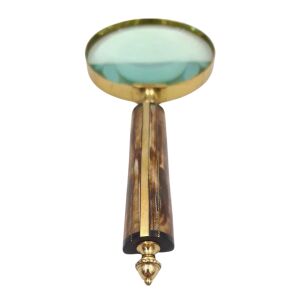 Nagyító sárgaréz keretben csont fogantyúval - MFM