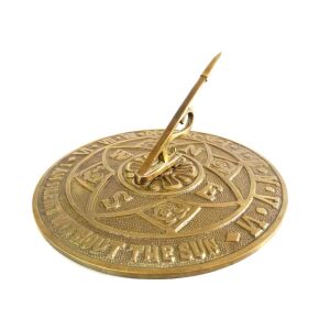 Kerti sárgaréz napóra - VIRÁG - SDC - átmérő 20 cm