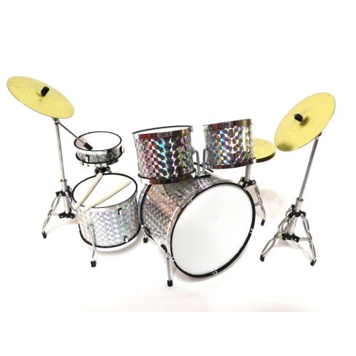 Mini dob ezüst króm MDR-0039; 1:5 méretarányú 143470415