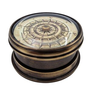 Sárgaréz iránytű úszó pajzzsal | NC1609 143470445 - Iránytű