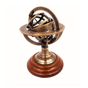 Sárgaréz asztrolábium - magasság 13,5 cm - NI351