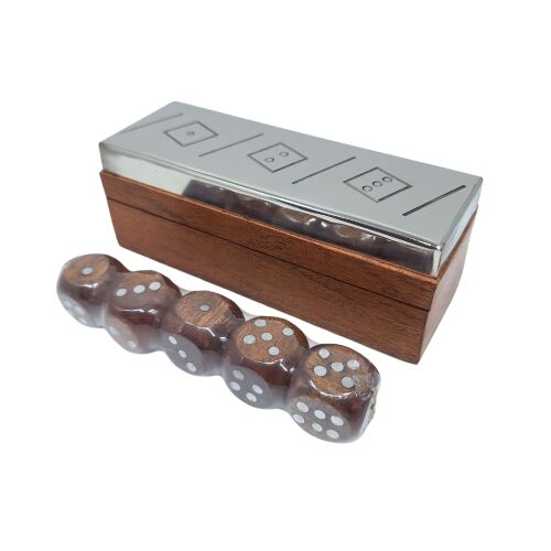 Kockajáték fém tetejű fadobozban - G1117 143470710