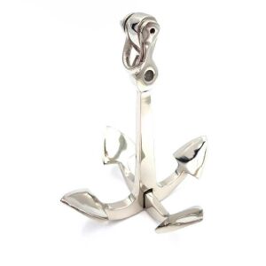 Fém horgony - Tengerészeti dekoráció - 20 cm - N-2988