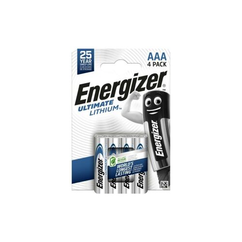 Elem AAA mikro LR03 Ultimate Lítium 4 db/csomag, Energizer 143471016