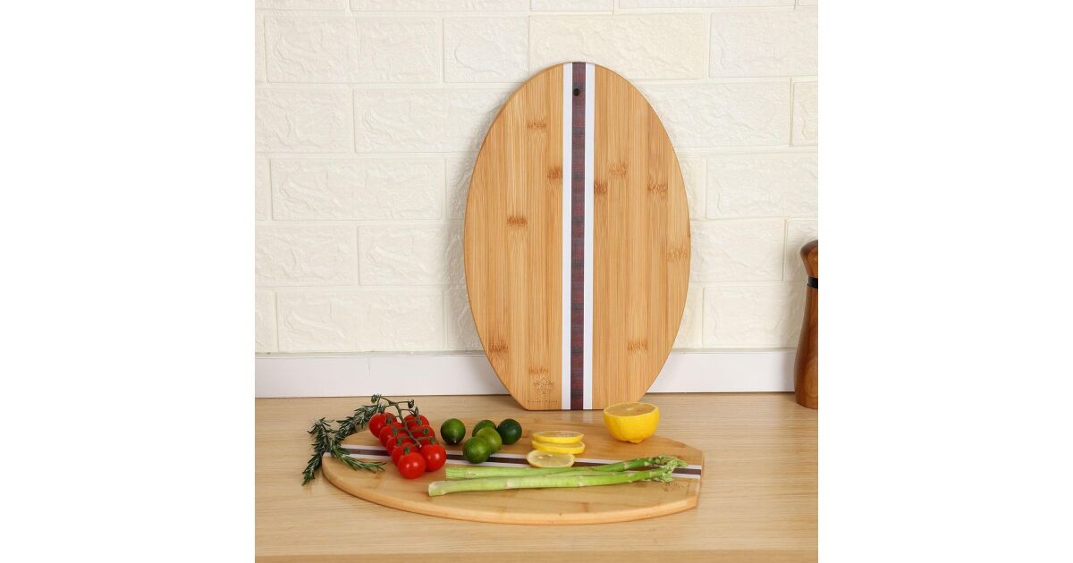 Natural Bamboo Cutting Board - 14 X 9 Inches, Perfect For Chopping And