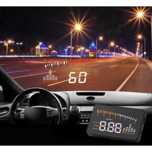 OBD HUD Head Up Display szélvédőre vetítő fedélzeti computer,  143502617 - Gardrób rendszerező